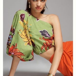 RHODE Kristie one shoulder top